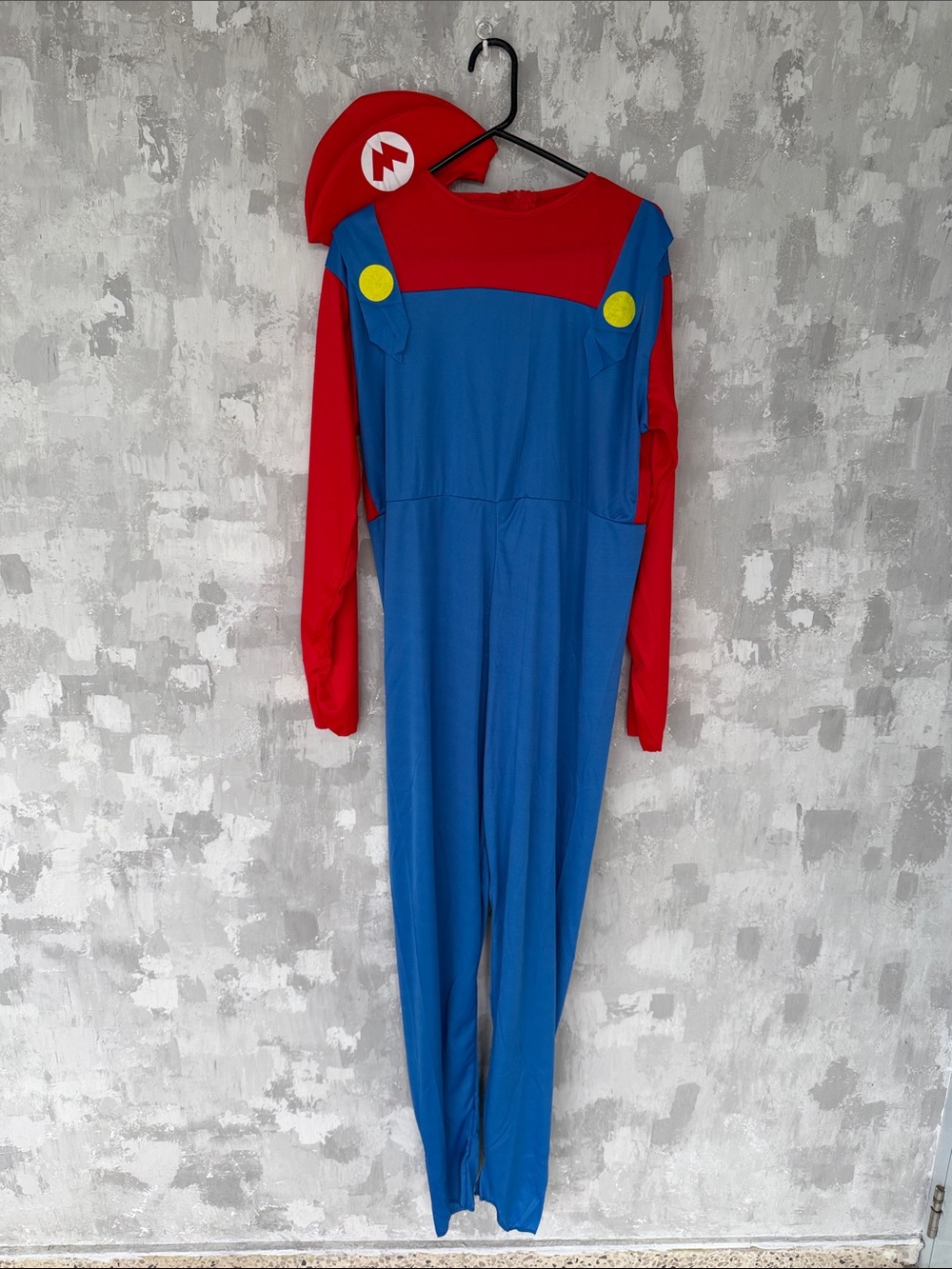 Mario Red and Blue Plumber-Style Kids Costume
